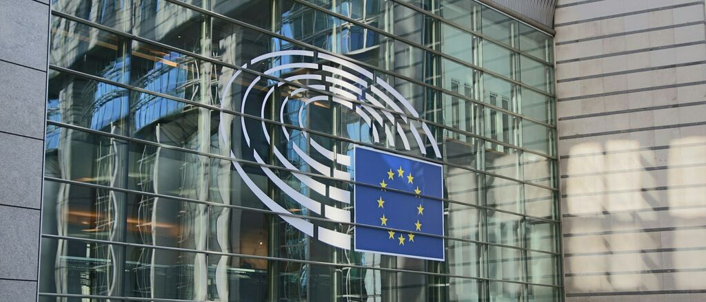 Facade of the European Parliament building
