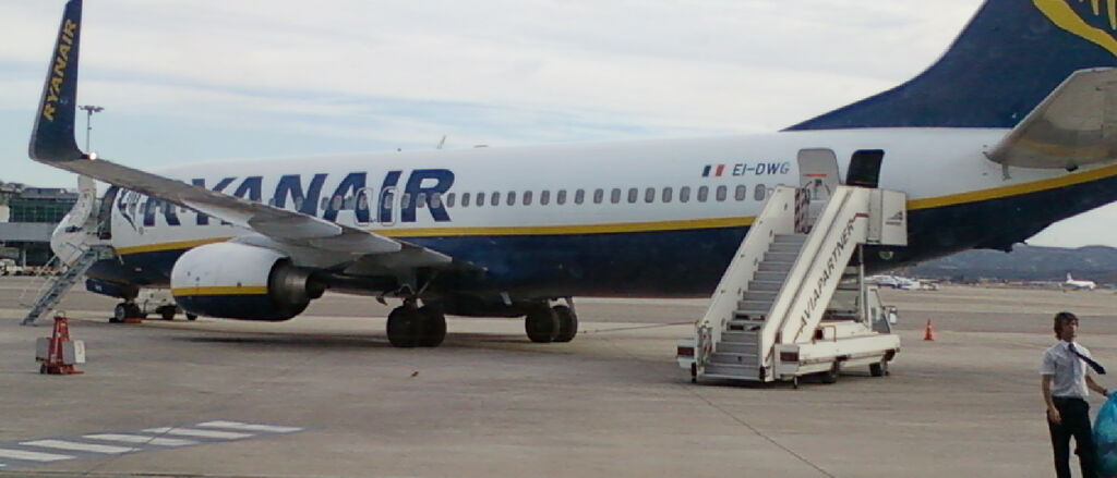 Avion Ryanair aeroport Marseille Marignane